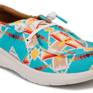 Women's Aztec Print Slip Ons