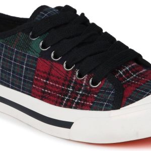 Women's Plaid Casual Sneakers