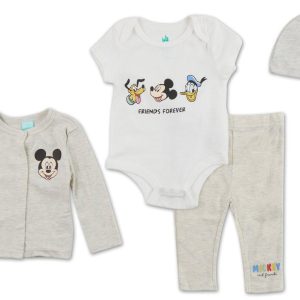 Baby Boys 5 Pc Mickey Mouse Creeper Set