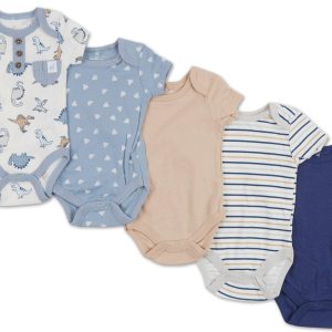 Baby Boys 5 Pk Creepers