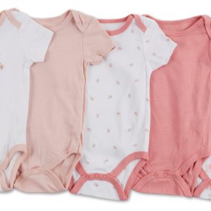 Baby Girls 5 Pk Creepers