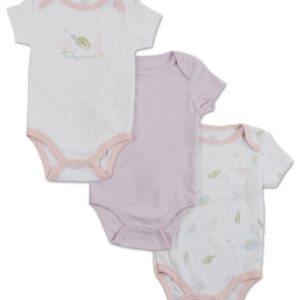 Baby Girls 3 Pk Creepers