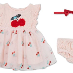 Baby Girls 3 Pc Dress