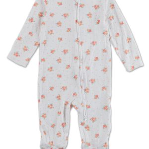 Baby Girls Floral Print Sleeper
