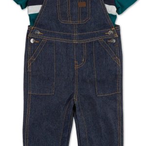 Baby Boys 2 Pc Overalls Set