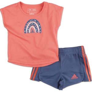 Baby Girls Active 2 Pc Shorts Set