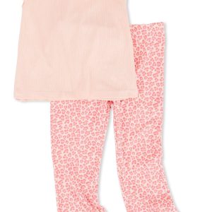 Toddler Girls 2 Pc Leopard Pants Set
