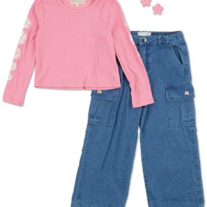 Toddler Girls 4 Pc Pants Set
