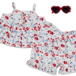 Toddler Girls 3 Pc Shorts Set