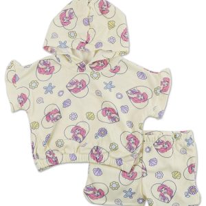Toddler Girls 2 Pc Princess Ariel Shorts Set