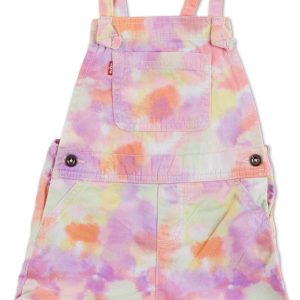 Toddler Girls Tie Dye Shortalls