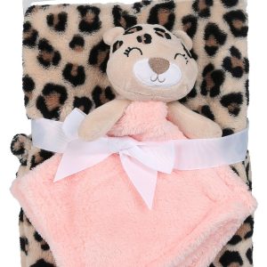 2 Pc Baby Blanket & Plush Toy