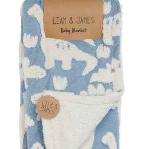 30x40 Dino Plush Baby Blanket