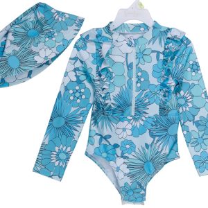 Toddler Girls 2 Pc Swimsuit Set