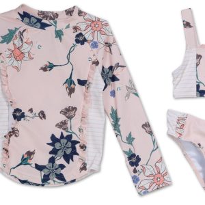 Toddler Girls 3 Pc Swimsuit Set