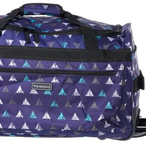21 in Triangle Print Duffle Bag