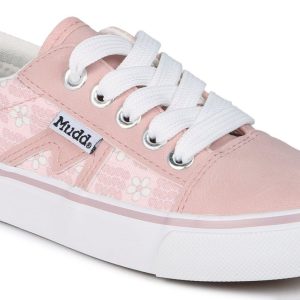 Girls Floral Casual Sneakers