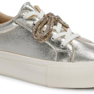 Girls Metallic Casual Sneakers