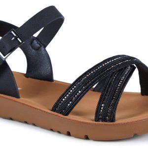 Girls Cross Band Sandals