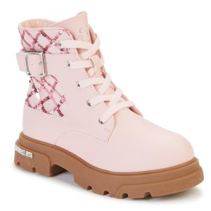 Girls Rosa Buckle Combat Boots