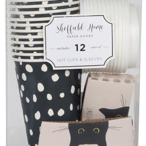 12 Hot Cups & Sleeves