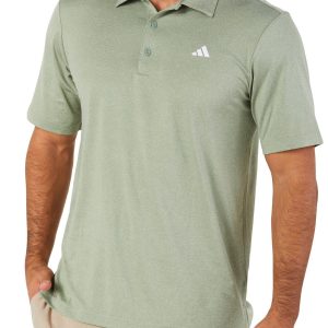 Men's Heather Performance Golf Polo