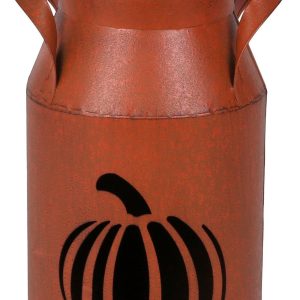 12 in Perforated Pumpkin Milk Can