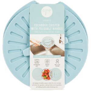 3 Pc 2 in 1 Colander Crisper