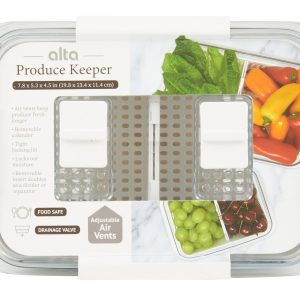 Produce Keeper with Adjustable Air Vents
